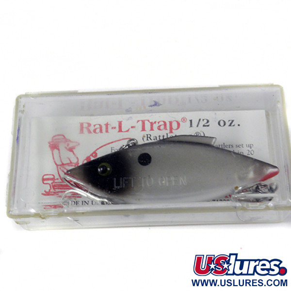   Bill Lewis Rat-L-Trap, 1/2oz Gray / Black fishing lure #2988