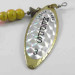 Vintage   Mepps Aglia Long 3 Dressed, 2/5oz Brass spinning lure #2989