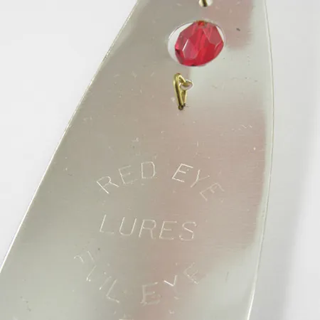 Vintage Eppinger Red Eye Evil Eye, 1/3oz Nickel / Red Eye fishing spoon #3000