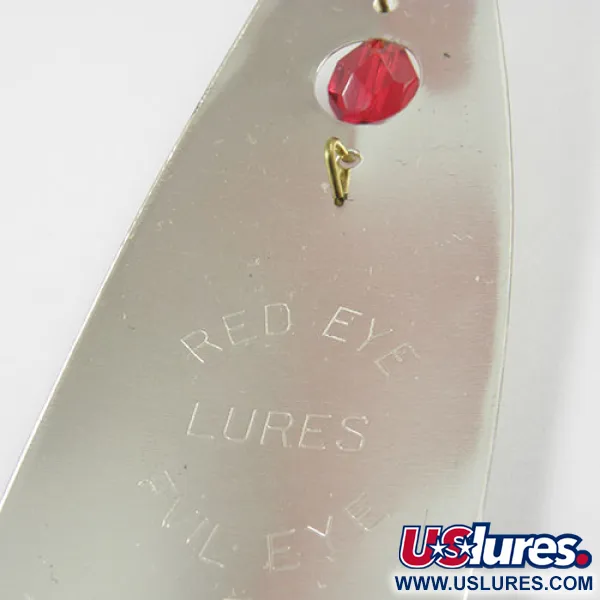 Vintage  Eppinger Red Eye Evil Eye, 1/3oz Nickel / Red Eye fishing spoon #3000