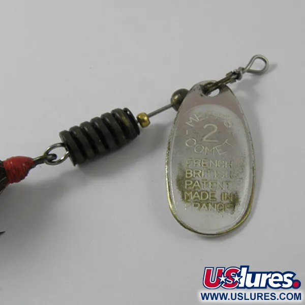 Vintage   Mepps Comet 2, 3/16oz Nickel spinning lure #3005