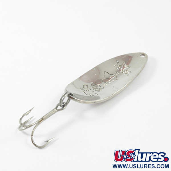 Vintage  Seneca Little Cleo (Hula Girl), 1/2oz Nickel fishing spoon #3010