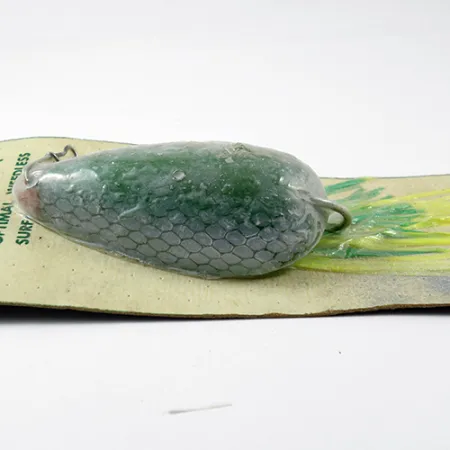 Hydro Lures Weedless Hydro Spoon, 3/5oz Green / Red / Yellow fishing spoon #3017