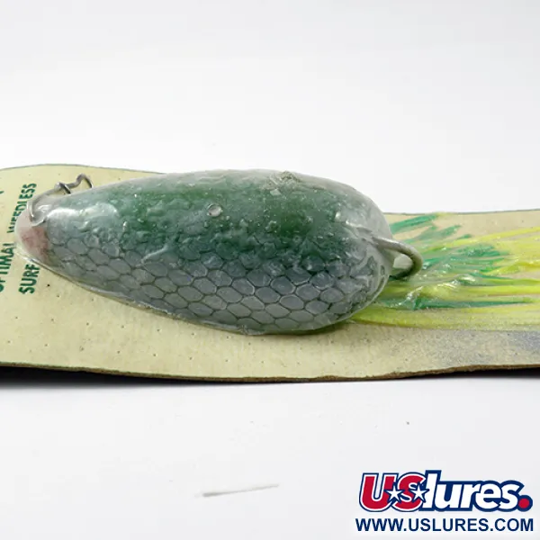  Hydro Lures Weedless Hydro Spoon, 3/5oz Green / Red / Yellow fishing spoon #3017