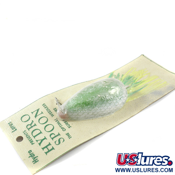  Hydro Lures ​Weedless Hydro Spoon, 1/2oz Green fishing lure #14444