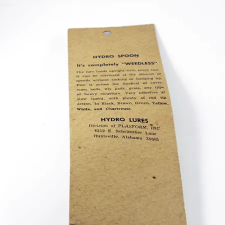 Hydro Lures Weedless Hydro Spoon, 3/5oz Green / Red / Yellow fishing spoon #3017