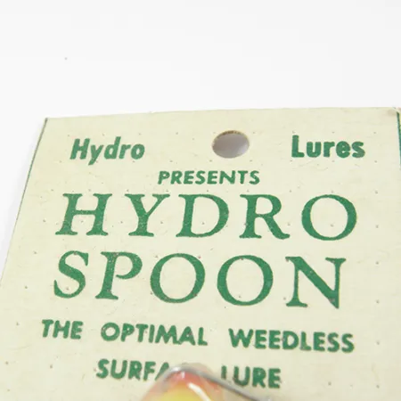 Hydro Lures Hydro Spoon, 1/2oz yellow fishing spoon #20160