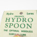  Hydro Lures Hydro Spoon, 1/2oz yellow fishing lure #20160