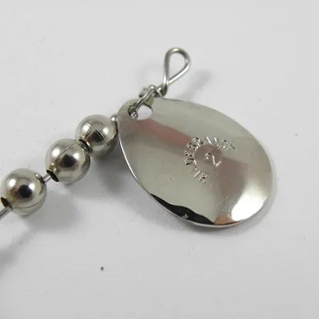 Vintage Hildebrandt Spinners Hildebrandt 2, 3/16oz Nickel / Yellow spinning lure #3019