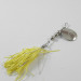 Vintage  Hildebrandt Spinners Hildebrandt 2, 3/16oz Nickel / Yellow spinning lure #3019