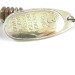 Vintage   Mepps Comet 3 Dressed, 1/4oz Brass spinning lure #3030