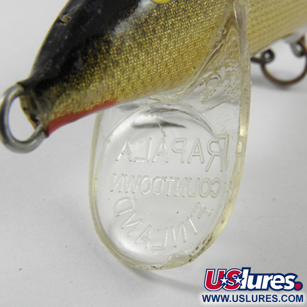 Vintage   Rapala Countdown, 3/5oz Golden Natural fishing lure #3033