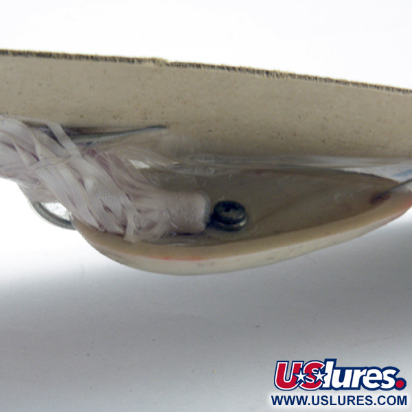  Hydro Lures ​Weedless Hydro Spoon, 1/2oz White / Gray fishing lure #14440