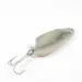 Vintage  Glen Evans Evans, 3/4oz Red / White / Nickel fishing spoon #3048