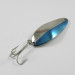 Vintage  Seneca Little Cleo (Hula Girl), 1/3oz Blue / Nickel fishing spoon #3050