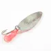 Vintage  Seneca Little Cleo (Hula Girl), 1/2oz White Pearl / Red / Nickel fishing spoon #3052