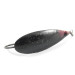 Vintage   Weedless Johnson Silver Minnow, 1/2oz Black / Red fishing spoon #3054