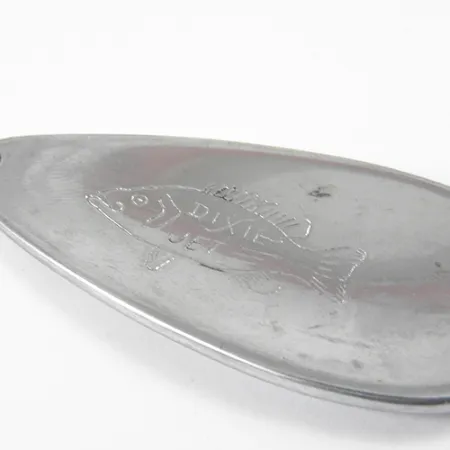 Vintage Dayton Bait Company Dixie Jet, 2/3oz Nickel fishing spoon #3055