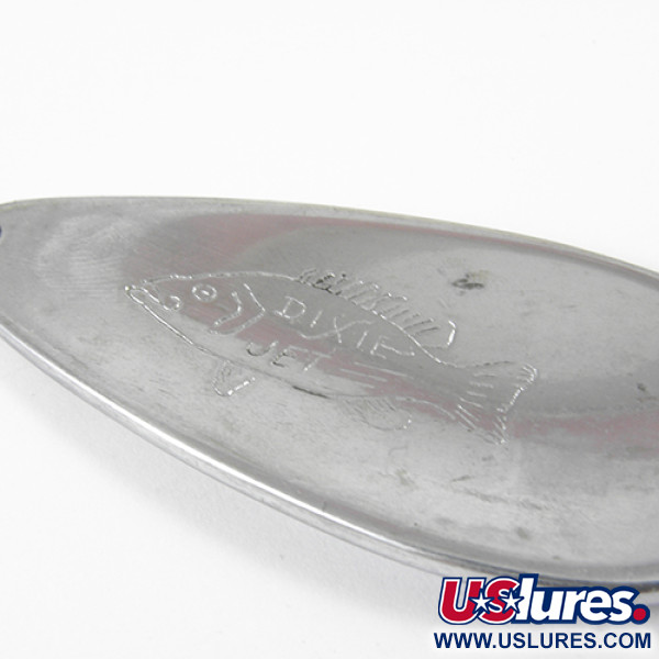 Vintage   Dixie Jet, 2/3oz Nickel fishing spoon #3055