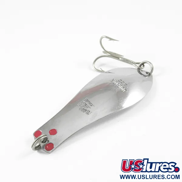 Vintage  Prescott Spinner Little Doctor 265, 1/3oz Nickel / Red fishing spoon #3060