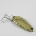 Vintage  Luhr Jensen Krocodile, 1/3oz Hammered Brass fishing spoon #3070