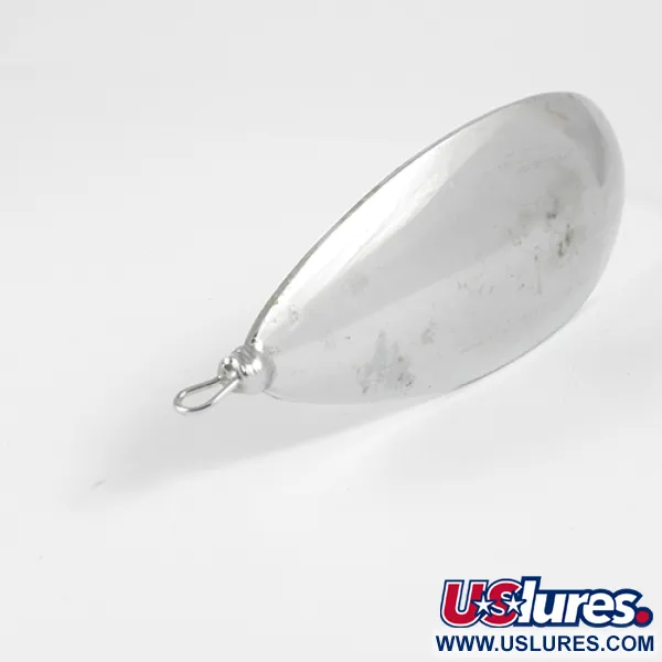Vintage   Weedless Herter's Olson minnow , 1oz Nickel fishing spoon #3080