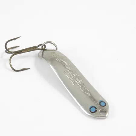 Vintage Thomas EEL, 1/8oz Nickel fishing spoon #3084
