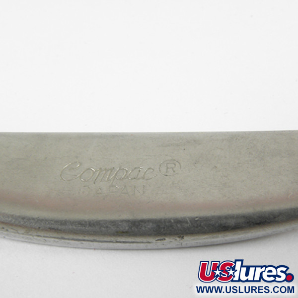 Vintage   Compac, 2/5oz Nickel / Pearl fishing spoon #3091