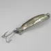 Vintage   Compac, 2/5oz Nickel / Pearl fishing spoon #3091