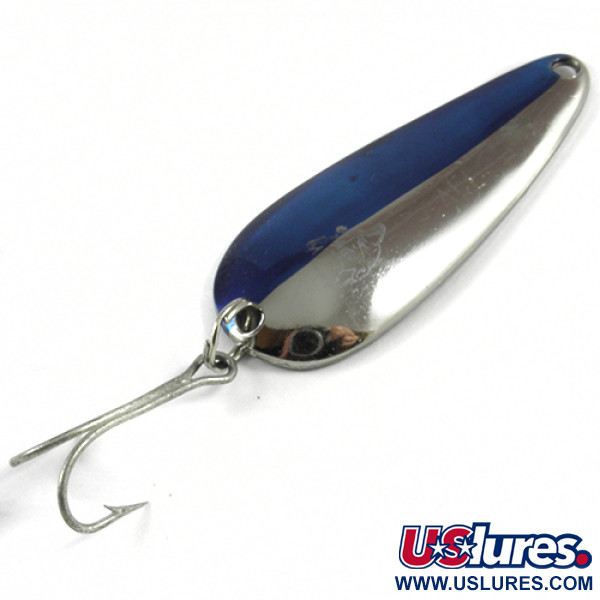 Vintage  Eppinger Dardevle Imp, 2/5oz Nickel / Blue fishing spoon #3093
