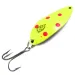 Vintage  Eppinger Dardevle Devle Dog 7700, 1/2oz Yellow / Red / Nickel fishing spoon #3095