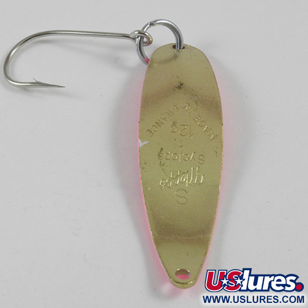   Mepps Syclops 1, 2/5oz Pink / Brass fishing spoon #3097