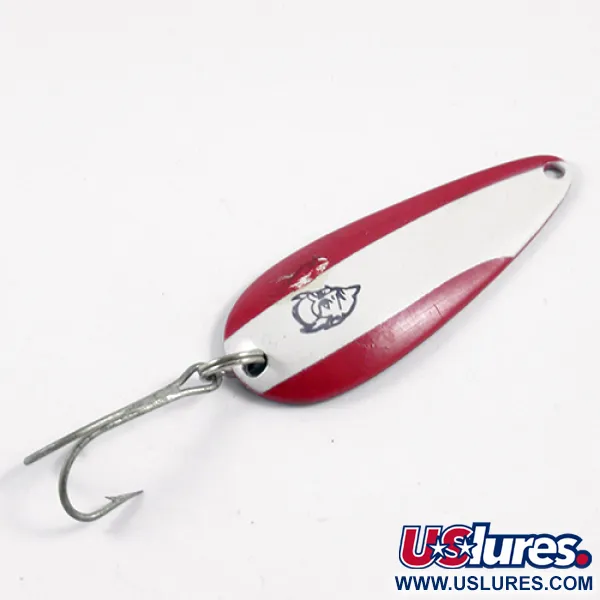 Vintage  Eppinger Dardevle Imp, 2/5oz Red / White / Nickel fishing spoon #3107