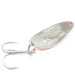 Vintage  Seneca Little Cleo UV, 1/4oz Fluorescent Orange / White / Nickel fishing spoon #3108
