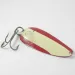 Vintage  Eppinger Dardevle Dardevlet , 3/4oz Red / White / Nickel fishing spoon #3114
