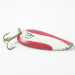Vintage  Eppinger Dardevle Spinnie, 1/3oz Red / White / Nickel fishing spoon #3115