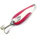 Vintage  Eppinger Dardevle Spinnie, 1/3oz Red / White / Nickel fishing spoon #3115