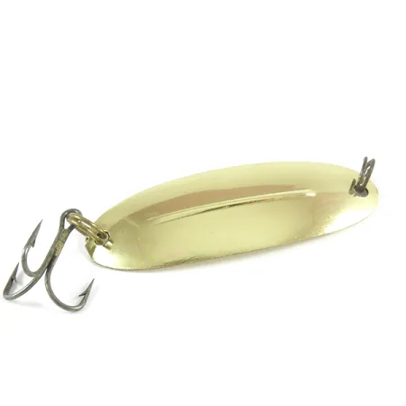 Vintage Williams Wabler W50, 1/2oz Gold fishing spoon #3118