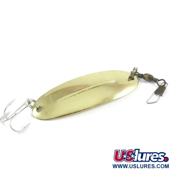 Vintage   Williams Wabler W50, 1/2oz Gold fishing spoon #3120