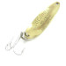 Vintage  Luhr Jensen Krocodile Die #3, 1/3oz Hammered Brass fishing spoon #3125