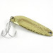 Vintage  Luhr Jensen Krocodile Die #3, 1/3oz Hammered Brass fishing spoon #3125