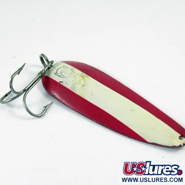 Vintage  Eppinger Dardevle, 1oz Red / White / Copper fishing spoon #3127