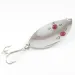Vintage   Compac Red Eye Wigglers, 1oz Nickel / Red Eyes fishing spoon #3128