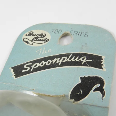 Buck Perry Spoonplug, 3/5oz Red / White fishing spoon #3142