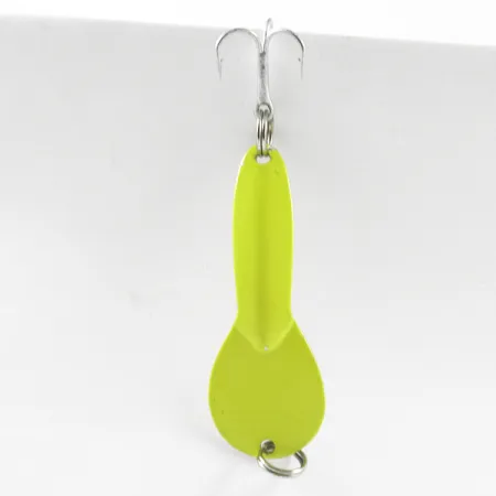 Vintage Acme Dazzler #2, 1/4oz Yellow / Nickel fishing spoon #3143