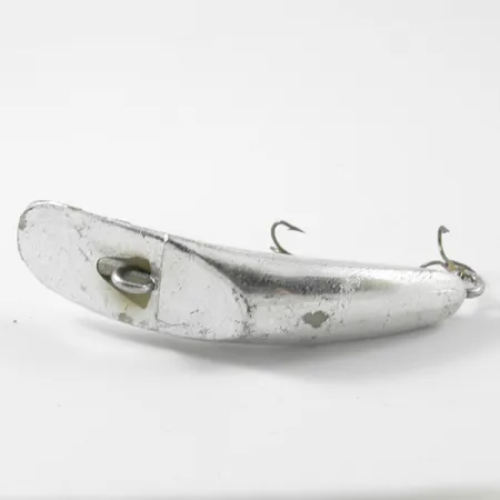 Vintage Yakima Bait Worden's Lures Flatfish, 1/8oz Silver fishing lure #3150
