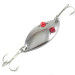 Vintage  Hofschneider Red Eye Wiggler, 1oz Nickel / Red Eyes fishing spoon #3157