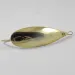 Vintage   Weedless Johnson Silver Minnow, 1/3oz Gold fishing spoon #3161