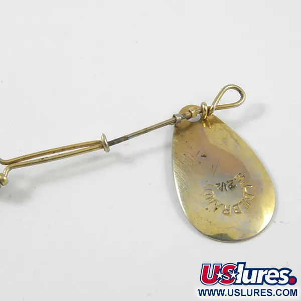 Vintage  Hildebrandt Spinners Hildebrandt, 1/8oz Gold spinning lure #3168