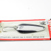  Eppinger Dardevle Imp, 2/5oz Black / White / Nickel fishing spoon #3172